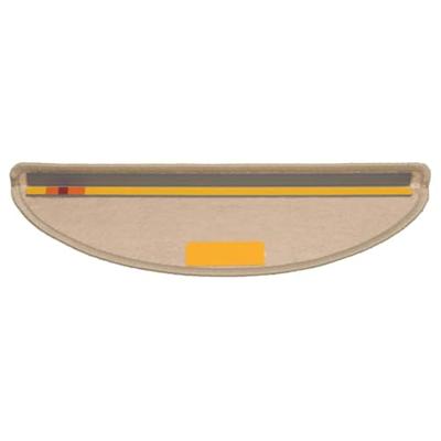 Trapmatten zelfklevend 15 st sisal-look 56x17x3 cm donkerbeige - thumbnail