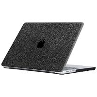 Lunso MacBook Pro 14 inch (2021-2023) cover hoes - case - Glitter Zwart - thumbnail