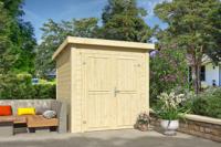 Outdoor Life Sara Tuinhuis 200x200 cm 28 mm vuren blank- Lessenaarsdak- Onbehandeld vurenhout- Outdoor Life - thumbnail