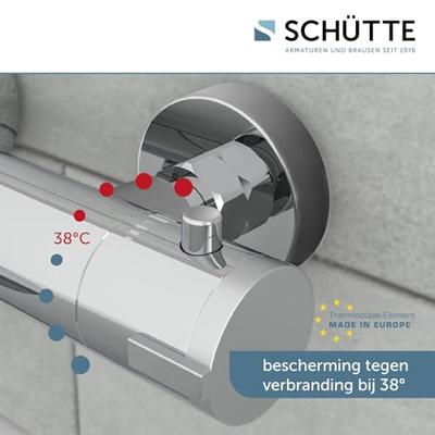Thermostatische Badkraan Schutte London Chroom Thermostatische Badkraan Schutte London Chroom