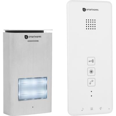 Smartwares DIC-21112 Complete set voor Deurintercom 2-draads Eengezinswoning Zilver, Wit