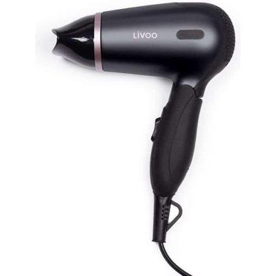 LIVOO DOS175 - Reisföhn - 2 snelheden - Bi-voltage: 120/230 Volt - Opvouwbare ergonomische handgreep