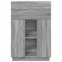Bureau met plank Grijs 71,5 x 31,5 x 106,5 cm Bewerkt hout - thumbnail