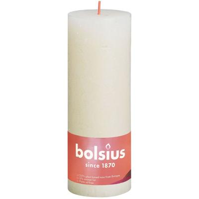 Bolsius rustiek stompkaars 190/68 ivoor