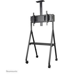 NeoMounts NS-M1500BLACK flat panel vloer standaard 165,1 cm (65 ) Draagbare flatscreen vloerstandaar