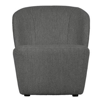 vtwonen Lofty fauteuil bouclé Staalgrijs