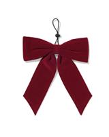 HEMA Piek 27cm strik stof rood (bordeauxrood) - thumbnail