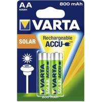 Varta RECH.AC.Solar AA800mAh BLI2 Oplaadbare AA batterij (penlite) NiMH 800 mAh 1.2 V 2 stuk(s) - thumbnail