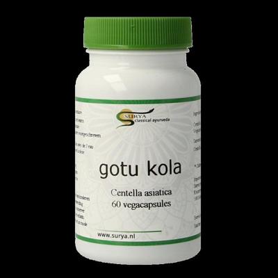 Surya Gotu kola centalla asiatic bio 60 Capsules Surya Gotu kola centalla asiatic bio 60 Capsules