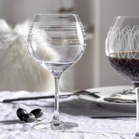Leonardo Casella Burgundyglazen met print, per 6 - thumbnail