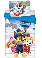 PAW Patrol Dekbedovertrek Winter 140 x 200 cm - 65 x 65 cm - thumbnail