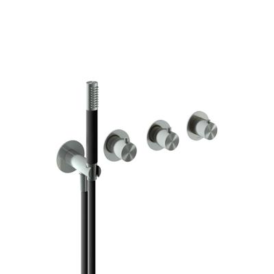 Hotbath Afbouwdeel Archie Bad/Douche Thermostaat 2 Stopkranen zonder Uitloop RVS316 Hotbath Afbouwdeel Archie Bad/Douche Thermostaat 2 Stopkranen zonder Uitloop RVS316