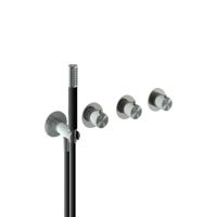 Hotbath Afbouwdeel Archie Bad/Douche Thermostaat 2 Stopkranen zonder Uitloop RVS316 - thumbnail