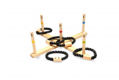 BS Toys houten ringwerpspel, 6dlg.