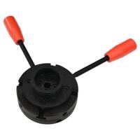 VidaXL Houtklauwplaat 4 bekken met m33 verbinding 100 mm staal - thumbnail