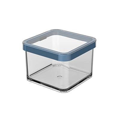 Rotho LOFT Bewaardoos 10x10x7.2 cm 0.5L Horizon Blauw/Transparant