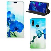 Huawei P Smart (2019) Smart Cover Orchidee Blauw - Cadeau voor je Moeder - thumbnail