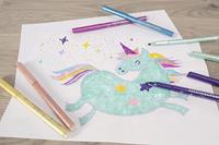 Eberhard Faber ef-551016 viltstiften glitter doos 16 kleuren - thumbnail