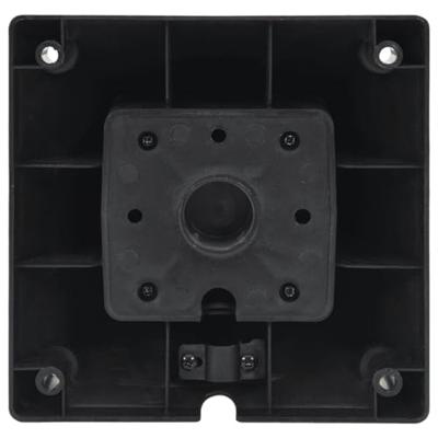 VidaXL Tuinstopcontact met lamp en grondpin 2-wegs 16x16x39,5 cm