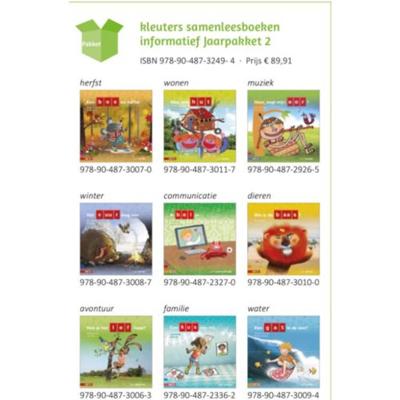 Pakket Kleuters samenleesboeken Jaarpakket 2 - Paperback (9789048732494)