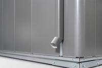 Metalen berging Neo - Dubbele deur - Kwartsgrijs/donkergrijs - 2B (236x236 cm) - thumbnail