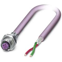 Phoenix Contact 1437449 Sensor/actuator inbouwconnector M12 Aantal polen (sensoren): 2 Bus, inbouw 0.50 m 1 stuk(s) - thumbnail