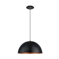 Eglo HanglampGaetano 1 zwart - koper - 94938 - thumbnail