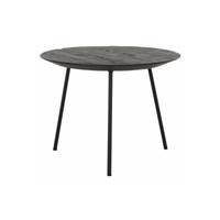 DTP Home Salontafel 'Jupiter' Teakhout, 50cm, kleur Zwart - thumbnail