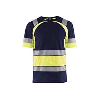 Blåkläder T-Shirt High-Vis 34211030 | Marine/High-Vis Geel | Maat XXL - 7330509621004 - thumbnail