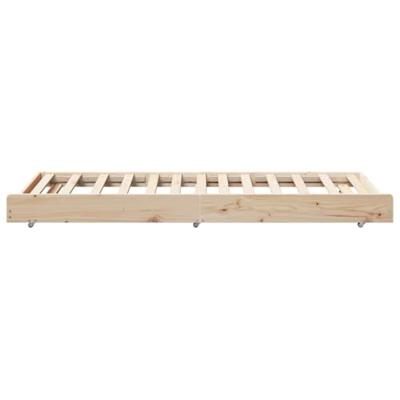 Bedframe Naturel 90 x 200 cm Massief grenenhout