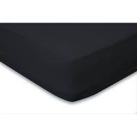 Elegance Hoeslaken Katoen Perkal 35cm Hoekhoogte zwart - thumbnail