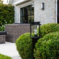 Buitenlamp Staand Zwart Sydney Terras met Smart WIFI LED - thumbnail