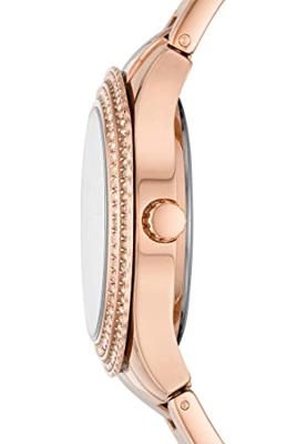 Fossil ES5136 Horloge Stella staal rosekleurig 30 mm