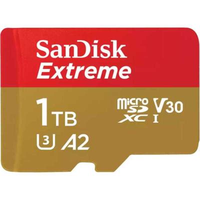 Sandisk microSDXC geheugenkaart - 1TB - Extreme Sandisk microSDXC geheugenkaart - 1TB - Extreme
