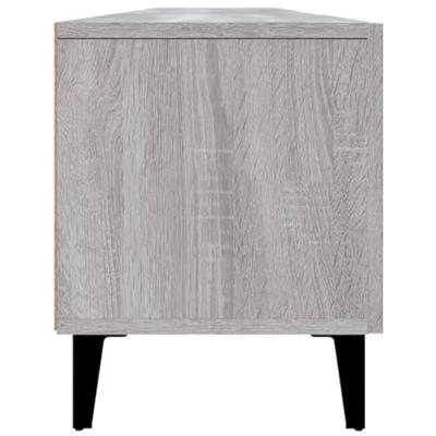 Tv-meubel 180x31,5x40 cm bewerkt hout grijs sonoma eikenkleurig