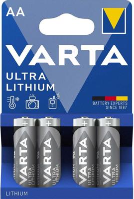 Varta Professional Lithium Penlite AA Batterijen 4stuks