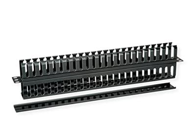 VALUE 19-Frontplaat 1 HE met rangeerkanaal aan beide zijden, zwart VALUE 19-Frontplaat 1 HE met rangeerkanaal aan beide zijden, zwart