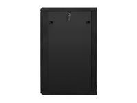 Lanberg WF01-6622-10B rack 22U Wandrek Zwart - thumbnail