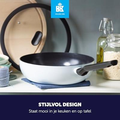 Enjoy wok Lichtblauw 28 cm