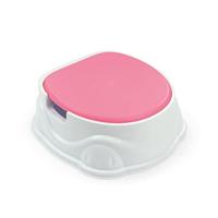 Dolu 3-in-1 educatief plaspotje met toiletverkleiner wit/roze - thumbnail