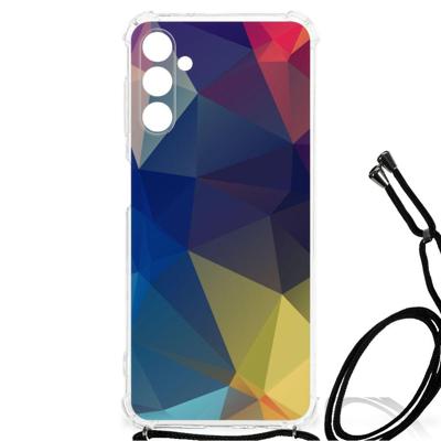 Samsung Galaxy A13 5G | A04s Shockproof Case Polygon Dark Samsung Galaxy A13 5G | A04s Shockproof Case Polygon Dark