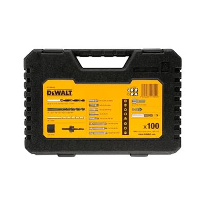 DeWALT DT71563 100-delige schroef-, gatzaag- en borenset in koffer - thumbnail