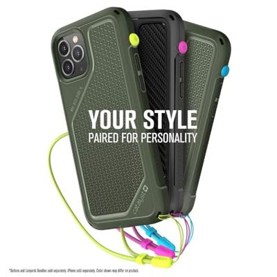 Catalyst Colored Lanyard & Buttons Neon Pink