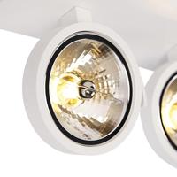 QAZQA Design spot wit verstelbaar 3-lichts - Go - thumbnail