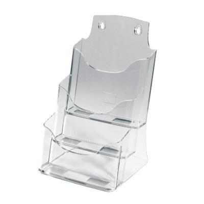 Sigel LH132 LH132 Follderhouder (tafelmodel) Transparant DIN A5 1 stuk(s) Aantal vakken: 3 (b x h x d) 175 x 290 x 150 mm