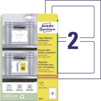 Positioneeretiket Avery Zweckform 8002 160x120mm bedrukt 10 etiketten - thumbnail