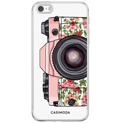 iPhone 5/5S/SE siliconen hoesje - Hippie camera iPhone 5/5S/SE siliconen hoesje - Hippie camera