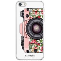 iPhone 5/5S/SE siliconen hoesje - Hippie camera - thumbnail
