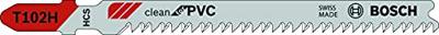Bosch Accessoires Decoupeerzaagblad T 102 H Clean for PVC 3st Bosch Accessoires Decoupeerzaagblad T 102 H Clean for PVC 3st