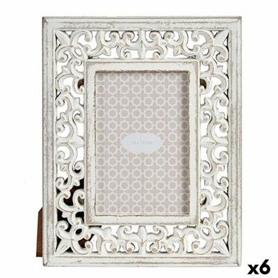 Fotolijsten Gift Decor Wit Hout MDF Eucalyptushout (6 Stuks)